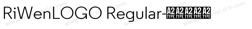 RiWenLOGO Regular字体转换